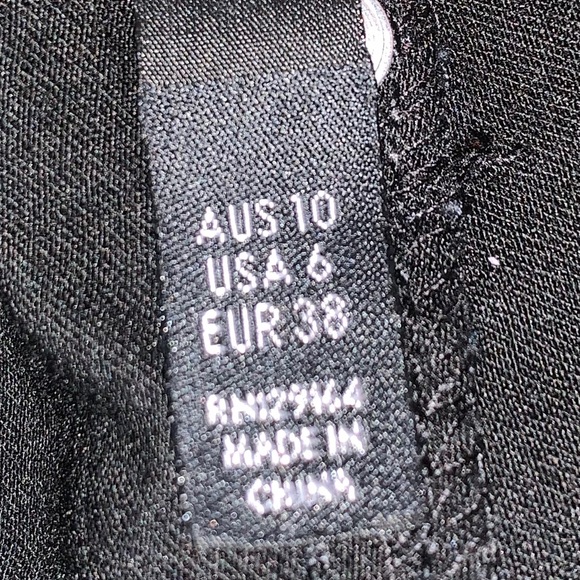 BLACK PLEATHER JEANS - Picture 7 of 7